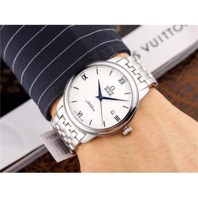 Replica De Ville Japan Miyota 8215 Automatic Movement Mens Watch Blue Dial Stainless Steel B E78