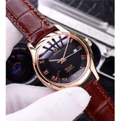 Replica De Ville A21j Automatic Movement Mens Watch White Dial Leather Strap A E79