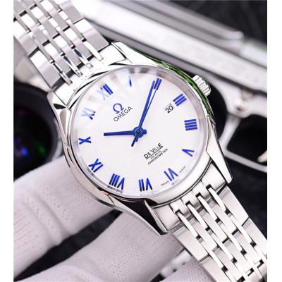 Replica De Ville A21j Automatic Movement Mens Watch White Dial Stainless Steel B E79