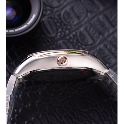 Replica De Ville Japan Quartz Movement Mens Watch Black Dial Two Tone Rose Gold E80