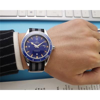 Replica Seamaster A21j Automatic Movement Mens Watch Blue Dial Nylon Strap A E82