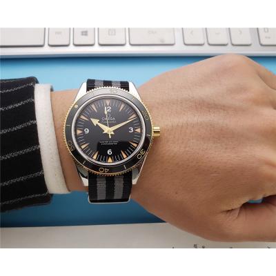 Replica Seamaster A21j Automatic Movement Mens Watch Blue Dial Nylon Strap A E82