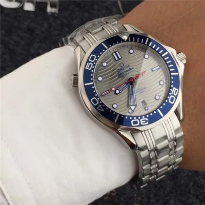 Replica Seamaster Japan Miyota 8215 Automatic Movement Mens Watch Gray Dial Stainless Steel E83