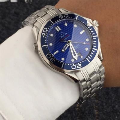 Replica Seamaster Japan Miyota 8215 Automatic Movement Mens Watch Gray Dial Stainless Steel E83