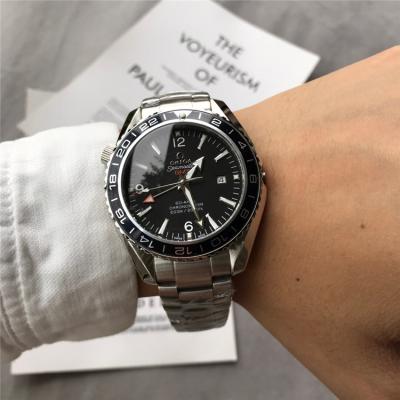 Replica Seamaster A21j Automatic Movement Mens Watch Black Dial Stainless Steel E98