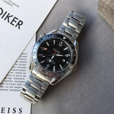 Replica Seamaster A21j Automatic Movement Mens Watch Black Dial Stainless Steel E100