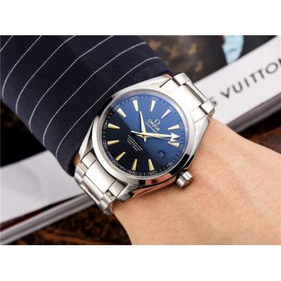 Replica Seamaster A21j Automatic Movement Mens Watch Black Dial Stainless Steel A E110