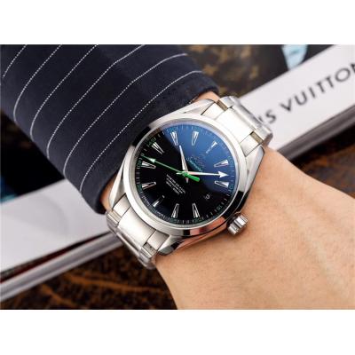 Replica Seamaster A21j Automatic Movement Mens Watch Black Dial Stainless Steel A E110