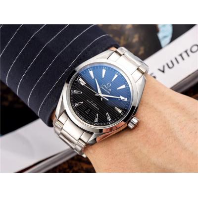 Replica Seamaster A21j Automatic Movement Mens Watch Black Dial Stainless Steel A E110