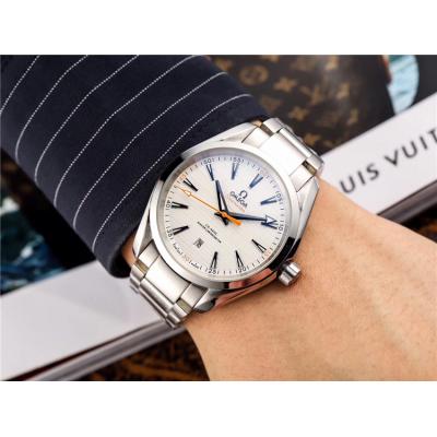 Replica Seamaster A21j Automatic Movement Mens Watch White Dial Stainless Steel B E110