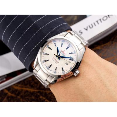 Replica Seamaster A21j Automatic Movement Mens Watch White Dial Stainless Steel B E110