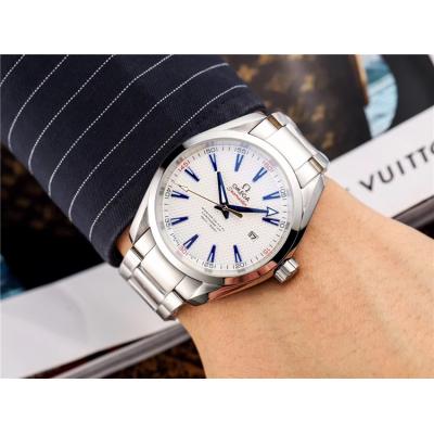 Replica Seamaster A21j Automatic Movement Mens Watch White Dial Stainless Steel B E110