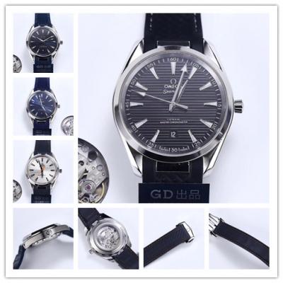 Replica Seamaster Japan Miyota 821A Automatic Movement Mens Watch Black Dial Rubber Strap E117