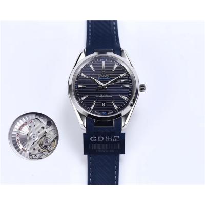 Replica Seamaster Japan Miyota 821A Automatic Movement Mens Watch Black Dial Rubber Strap E117