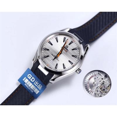 Replica Seamaster Japan Miyota 821A Automatic Movement Mens Watch Black Dial Rubber Strap E117