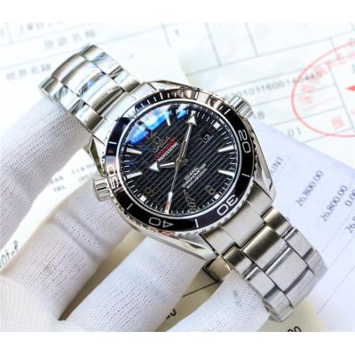 Replica Seamaster A21j Automatic Movement Mens Watch Black Dial Stainless Steel E120