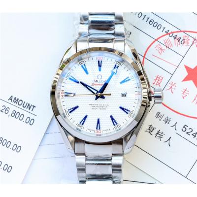 Replica Seamaster A21j Automatic Movement Mens Watch White Dial Stainless Steel B E121