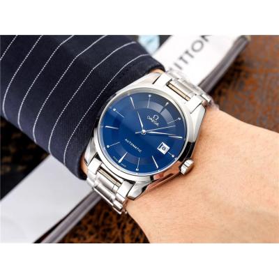 Replica De Ville A21j Automatic Movement Mens Watch Blue Dial Stainless Steel A E126