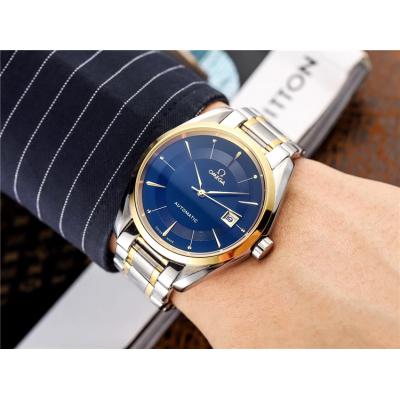 Replica De Ville A21j Automatic Movement Mens Watch Blue Dial Stainless Steel A E126