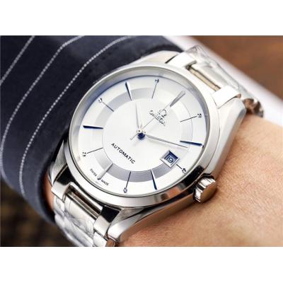 Replica De Ville A21j Automatic Movement Mens Watch Blue Dial Stainless Steel A E126