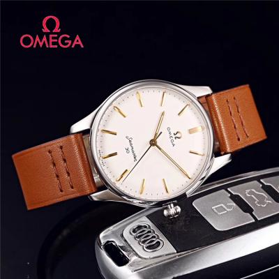 Replica Seamaster A21j Automatic Movement Mens Watch White Dial Leather Strap E128