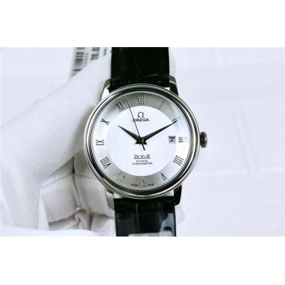 Replica De Ville Japan Miyota 8215 Automatic Movement Mens Watch White Dial Two Tone Yellow Gold E130