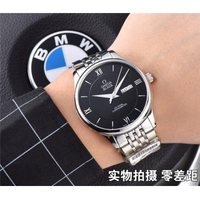 Replica De Ville A21j Automatic Movement Mens Watch Black Dial Stainless Steel A E134