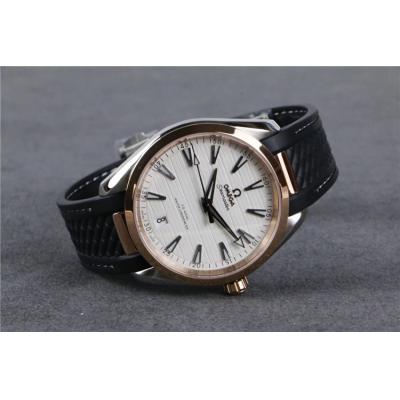 Replica Seamaster 8900 Automatic Movement Mens Watch White Dial Rubber Strap E135