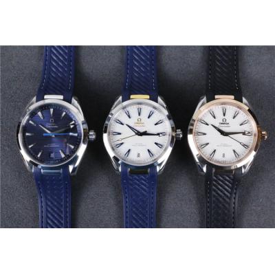 Replica Seamaster 8900 Automatic Movement Mens Watch White Dial Rubber Strap E135