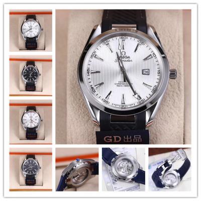 Replica Seamaster Japan Miyota 821A Automatic Movement Mens Watch Silver Dial Rubber Strap A E137