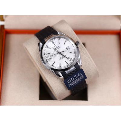 Replica Seamaster Japan Miyota 821A Automatic Movement Mens Watch Silver Dial Rubber Strap A E137