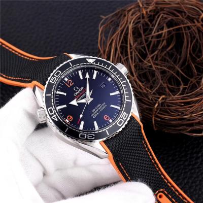 Replica Seamaster A21j Automatic Movement Mens Watch Blue Dial Nylon Strap E138