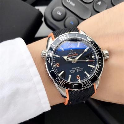 Replica Seamaster A21j Automatic Movement Mens Watch Black Dial Nylon Strap A E140