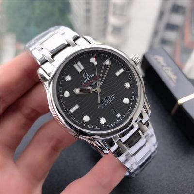 Replica Seamaster A21j Automatic Movement Mens Watch Black Dial Stainless Steel E141