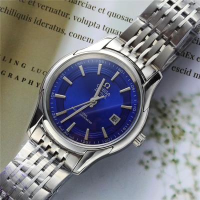 Replica De Ville A21j Automatic Movement Mens Watch Blue Dial Stainless Steel A E144