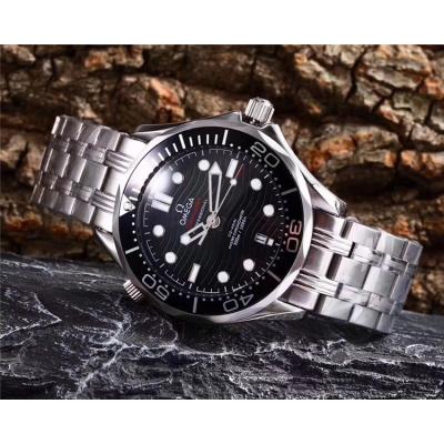 Replica Seamaster Japan Miyota 8215 Automatic Movement Mens Watch White Dial Stainless Steel E145