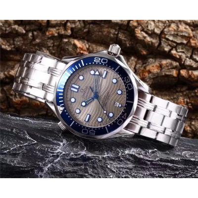 Replica Seamaster Japan Miyota 8215 Automatic Movement Mens Watch White Dial Stainless Steel E145