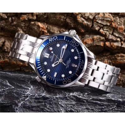 Replica Seamaster Japan Miyota 8215 Automatic Movement Mens Watch White Dial Stainless Steel E145