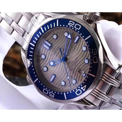 Replica Seamaster Japan Miyota 8215 Automatic Movement Mens Watch White Dial Stainless Steel E145