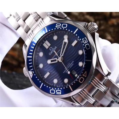 Replica Seamaster Japan Miyota 8215 Automatic Movement Mens Watch White Dial Stainless Steel E145