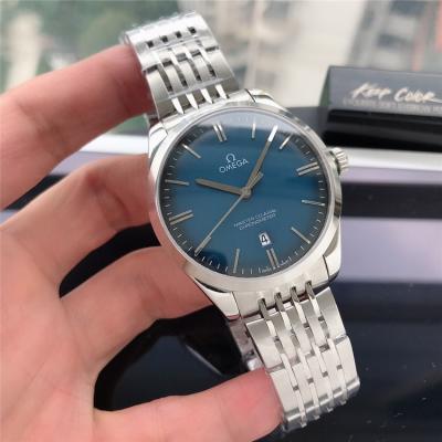 Replica Seamaster Japan Miyota 8215 Automatic Movement Mens Watch Blue Dial Stainless Steel E147