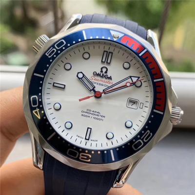 Replica Seamaster A21j Automatic Movement Mens Watch Blue Dial Rubber Strap B E168