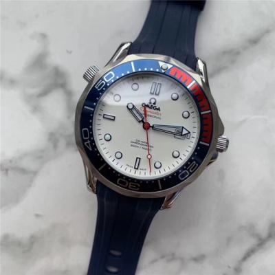 Replica Seamaster A21j Automatic Movement Mens Watch Blue Dial Rubber Strap B E168