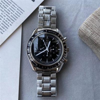 Replica Speedmaster A21j Automatic Movement Mens Watch Blue Dial Stainless Steel E179