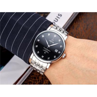 Replica Constellation A21j Automatic Movement Mens Watch Black Dial Stainless Steel B E199