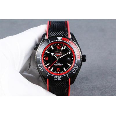 Replica Seamaster A21j Automatic Movement Mens Watch Black Dial Nylon Rubber Strap B E208