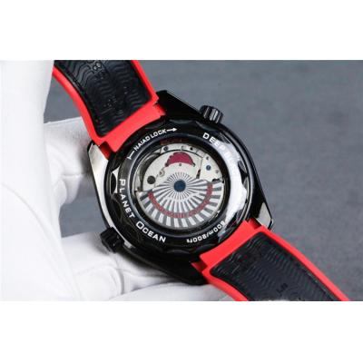 Replica Seamaster A21j Automatic Movement Mens Watch Black Dial Nylon Rubber Strap B E208