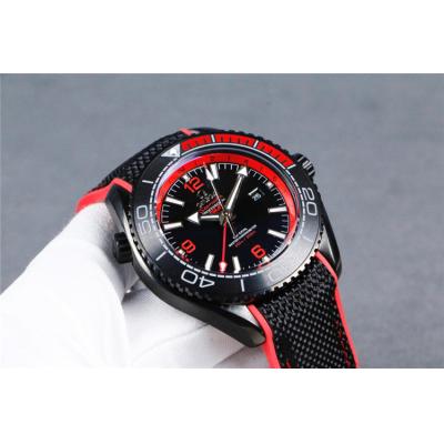 Replica Seamaster A21j Automatic Movement Mens Watch Black Dial Nylon Rubber Strap B E208