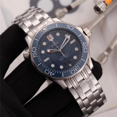 Replica Seamaster A21j Automatic Movement Mens Watch Blue Dial Stainless Steel B E216