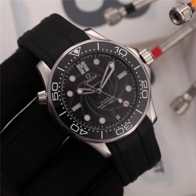 Replica Seamaster A21j Automatic Movement Mens Watch Blue Dial Rubber Strap D E216